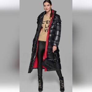 Karl Lagerfeld Long Coat Sz Med